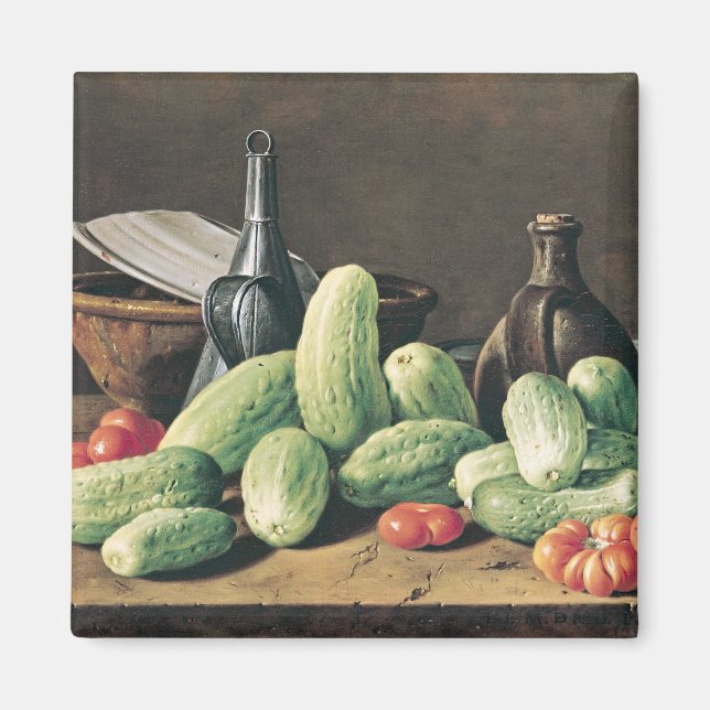 Still Life with Cucumbers and Tomatoes Magnet (Front)