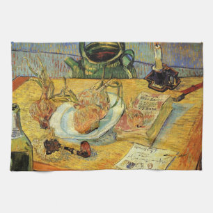 Still Life with Drawing Board by Vincent van Gogh Kitchen Towel