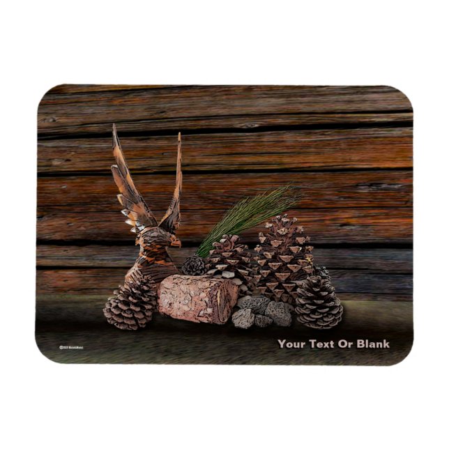 Still Life With Eagle Magnet (Horizontal)