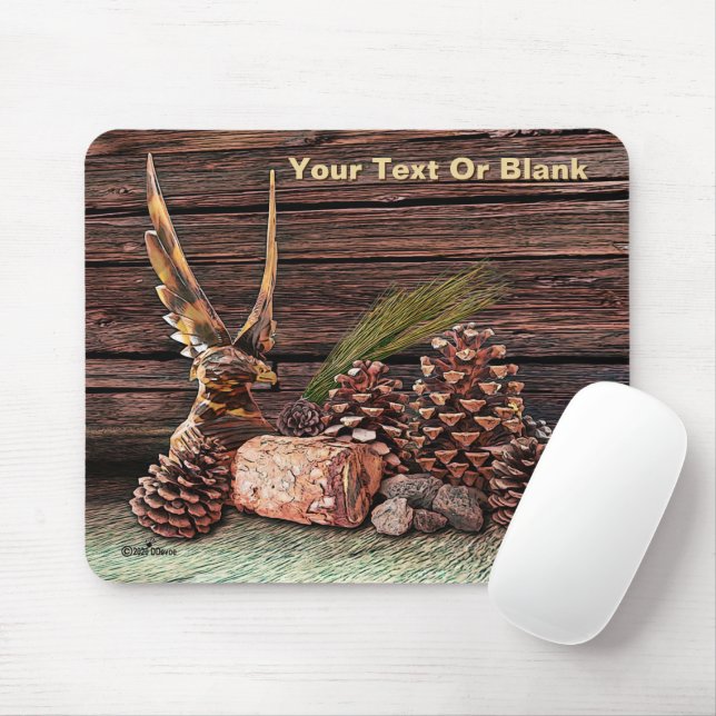 Still Life With Eagle Mouse Pad (With Mouse)