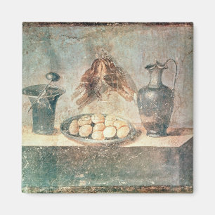 Still life with eggs and thrushes magnet