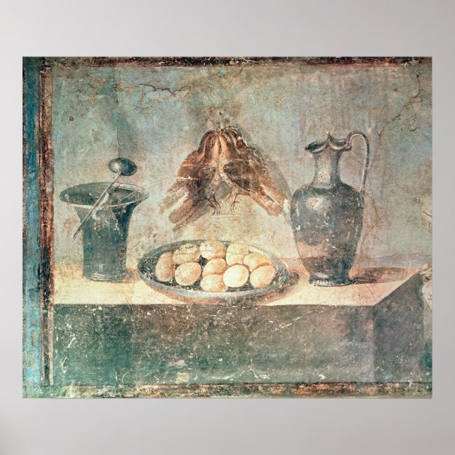 Still life with eggs and thrushes poster (Front)