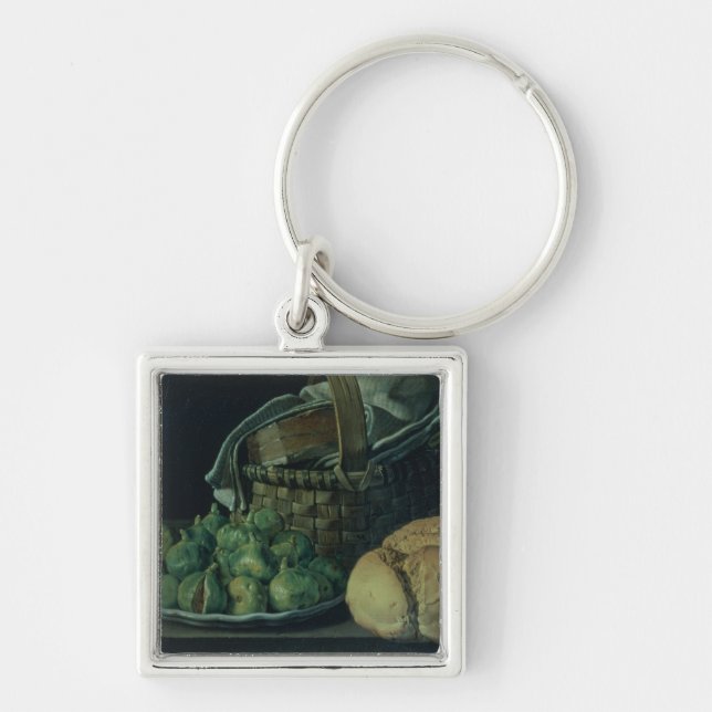 Still Life With Figs, 1746 Keychain (Front)