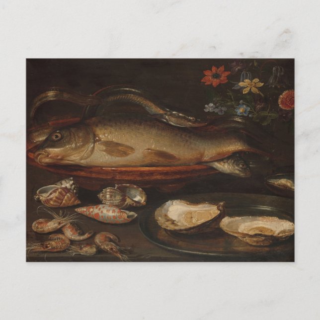 Still Life with Fish de Clara Peeters Carte postal (Devant)