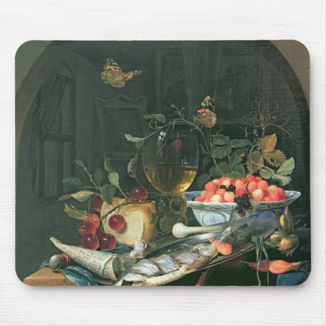 Still Life with Fish Platter Mouse Pad (Front)
