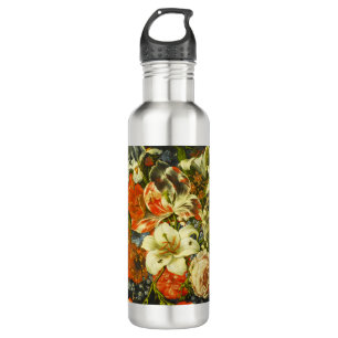 Still Life with Flowers and Fruit  710 Ml Water Bottle