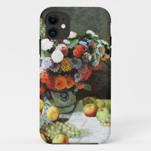 Still Life with Flowers and Fruit by Claude Monet iPhone 11 Case