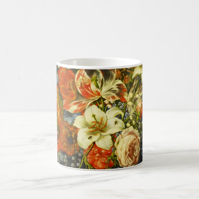 Still Life with Flowers and Fruit  Coffee Mug (Center)