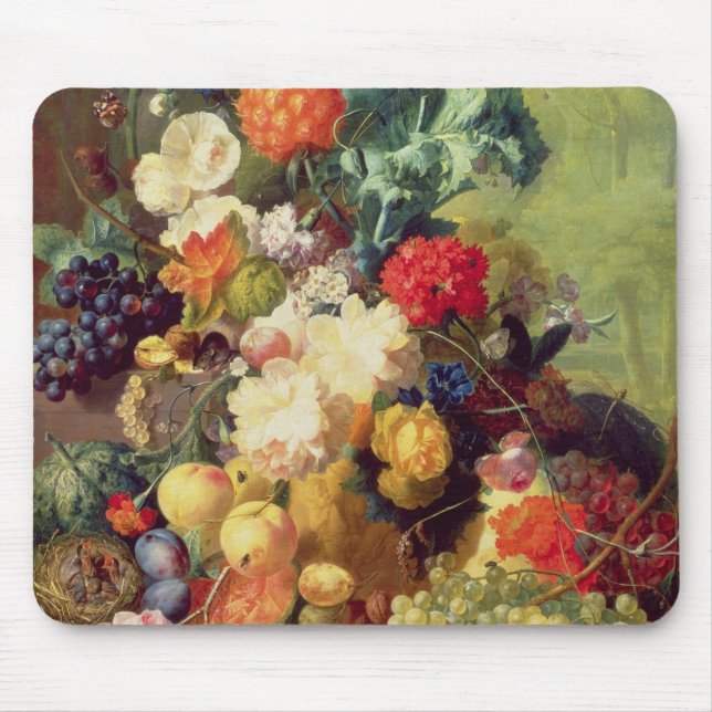 Still Life with Flowers and Fruit Mouse Pad (Front)
