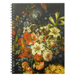 Still Life with Flowers and Fruit  Notebook