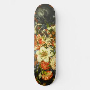 Still Life with Flowers and Fruit  Skateboard