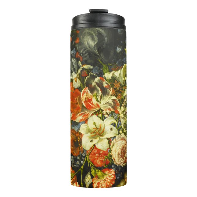 Still Life with Flowers and Fruit  Thermal Tumbler (Front)