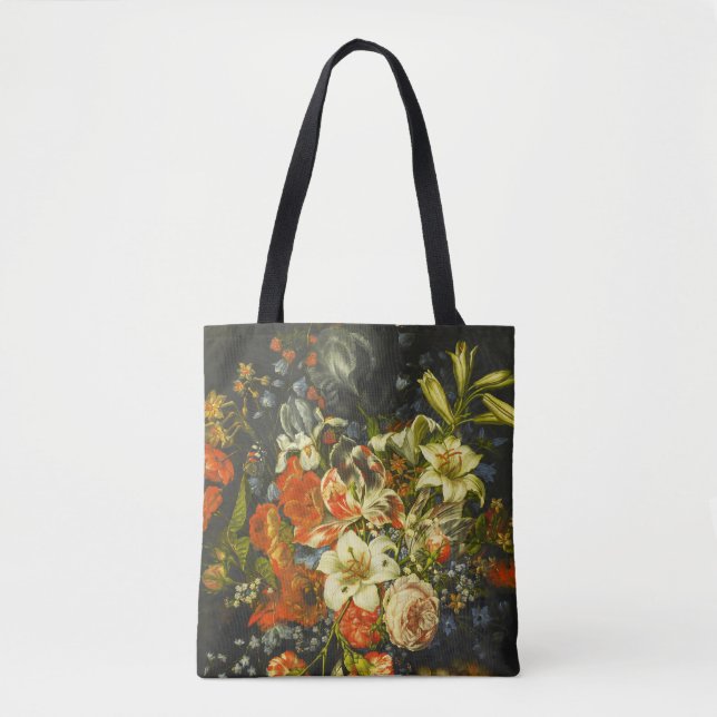 Still Life with Flowers and Fruit  Tote Bag (Front)
