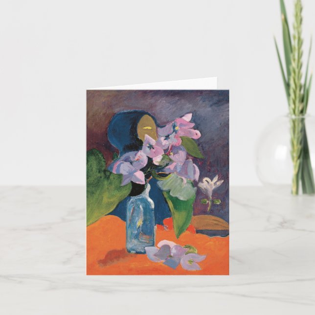 Still Life with Flowers and Idol | Paul Gauguin Card (Front)