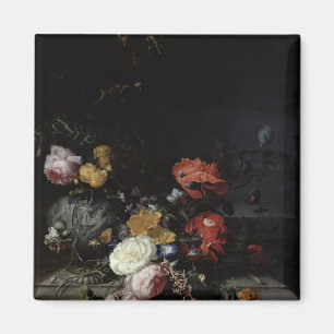 Still Life with Flowers and Insects Magnet