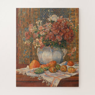 Still Life with Flowers and Prickly Pears, Renoir Jigsaw Puzzle