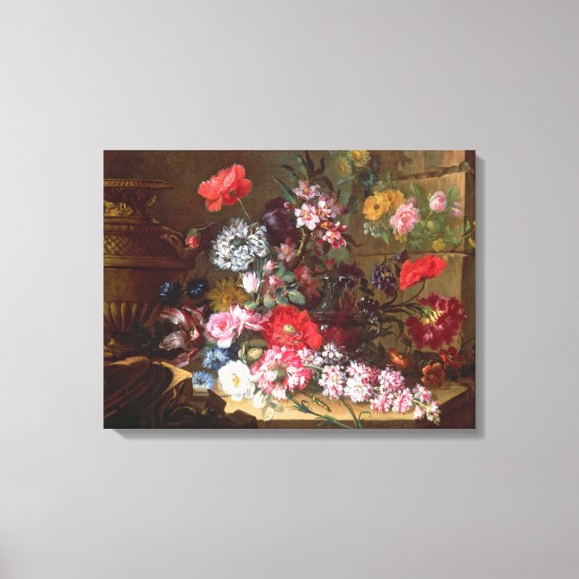Still Life with Flowers Canvas Print (Front)