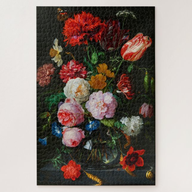 Still Life with Flowers in a Glass Vase  Jigsaw Puzzle (Vertical)