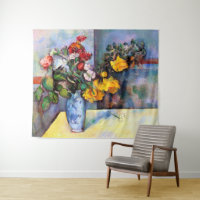 Still Life with Flowers in a Vase, Paul Cezanne