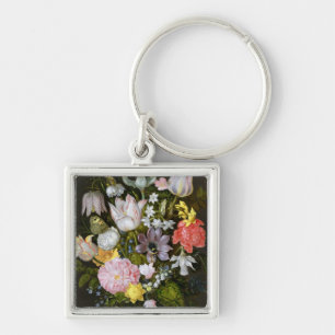 Still Life with Flowers Keychain