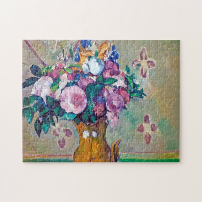 Still Life with Flowers, Paul Cezanne Jigsaw Puzzle (Horizontal)