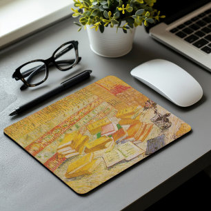 Still Life with French Novels Vincent van Gogh Mouse Pad