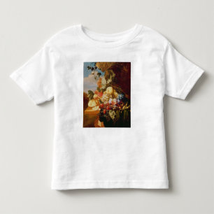 Still life with fruit and flowers toddler t-shirt