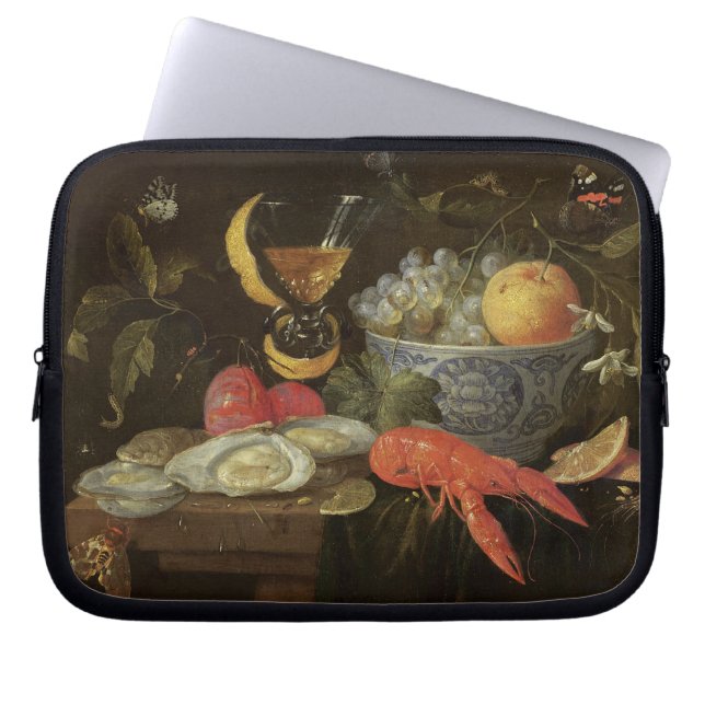 Still Life with Fruit and Shell Fish, 1653 (oil on Laptop Sleeve (Front)