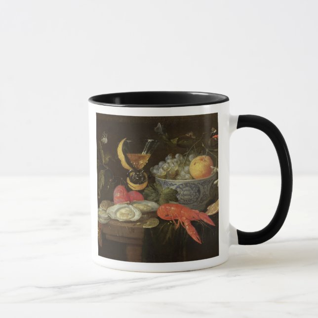 Still Life with Fruit and Shell Fish, 1653 (oil on Mug (Right)