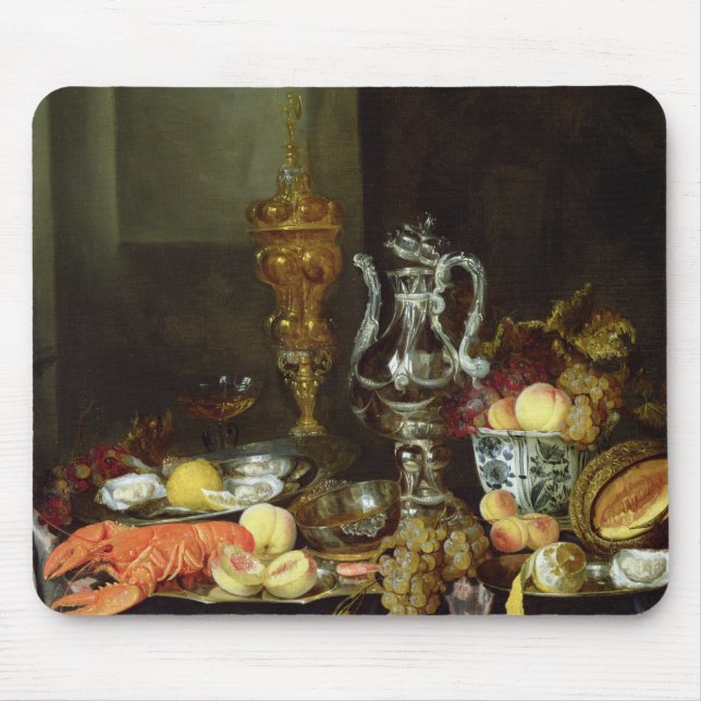 Still Life with Fruit and Shellfish Mouse Pad (Front)