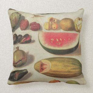 Still Life with Fruit and Toad Throw Pillow