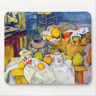 Still Life with Fruit Basket, Paul Cezanne Mouse Pad