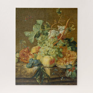 Still Life with Fruit Jan Van Huysum 1700 Jigsaw Puzzle