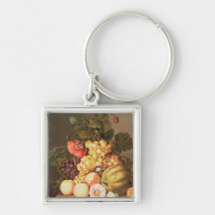 Still life with fruit keychain