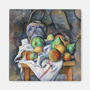 Still Life with Fruits, Paul Cezanne Magnet