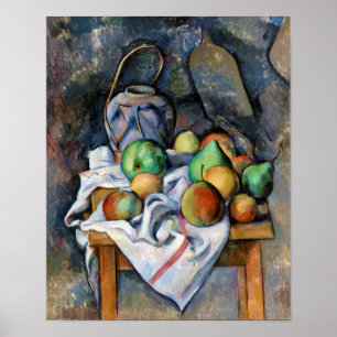 Still Life with Fruits, Paul Cezanne Poster