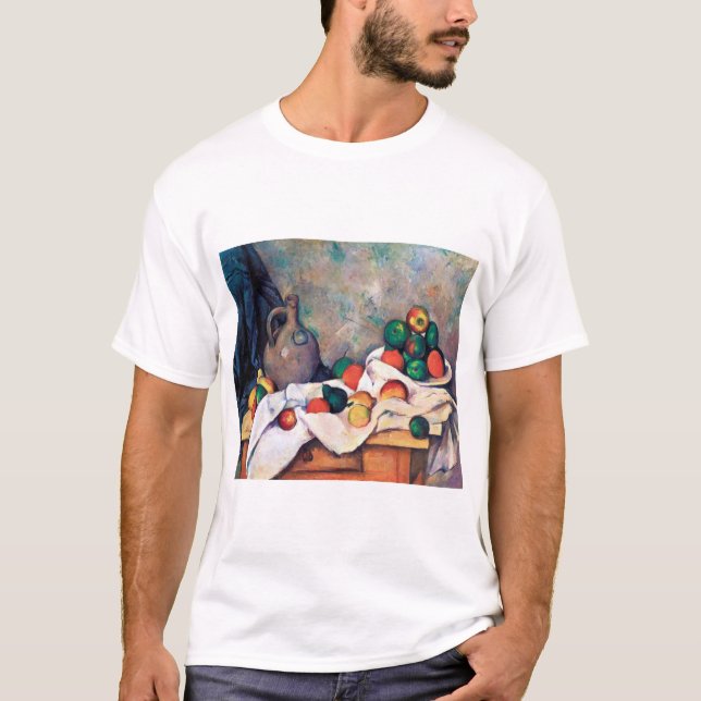 Still Life with Fruits, Paul Cezanne T-Shirt (Front)
