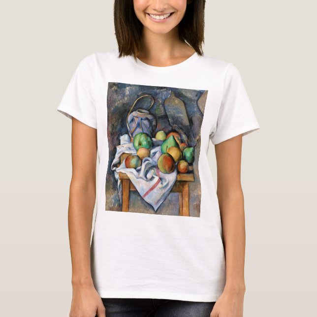 Still Life with Fruits, Paul Cezanne T-Shirt (Front)
