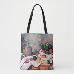 Still Life with Fruits, Paul Cezanne Tote Bag