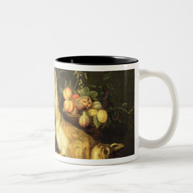 Still Life with Game and Fruit Two-Tone Coffee Mug (Right)