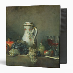 Still Life with Grapes and Pomegranates, 1763 (oil Binder