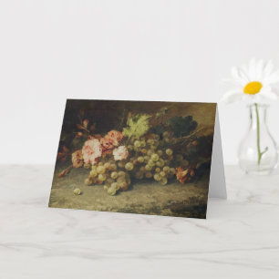 Still Life with Grapes by Margaretha Roosenboom   Card