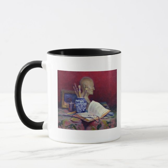 Still Life with Head of Voltaire Mug (Left)