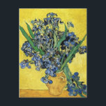 Still Life with Irises by Vincent Van Gogh Postcard<br><div class="desc">Van Gogh's Still Life with Irises</div>