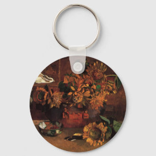 Still Life with L'Esperance (Hope) by Paul Gauguin Keychain