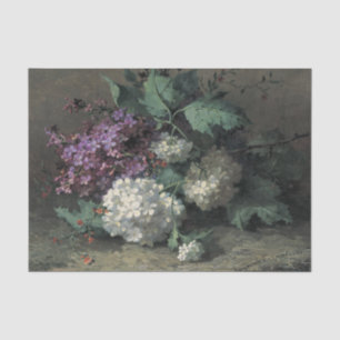 Still Life With Lilacs by Margaretha Roosenbloom Tissue Paper
