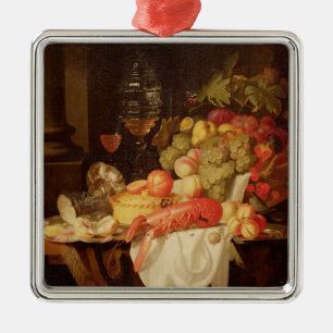 Still Life with Lobster Metal Ornament