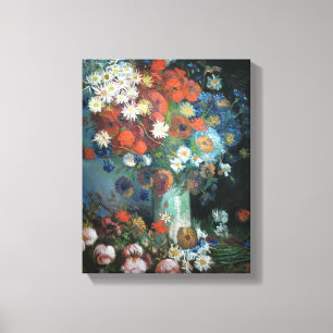 Still Life with Meadow Flowers   Vincent van Gogh Canvas Print