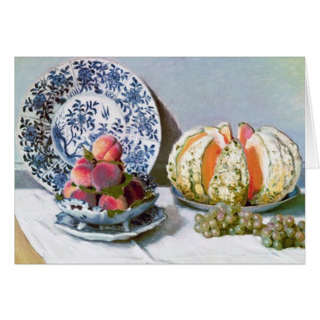 Still Life with Melon, 1872 Claude Monet (Front Horizontal)