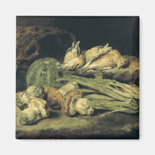 Still Life with Mushrooms Magnet
